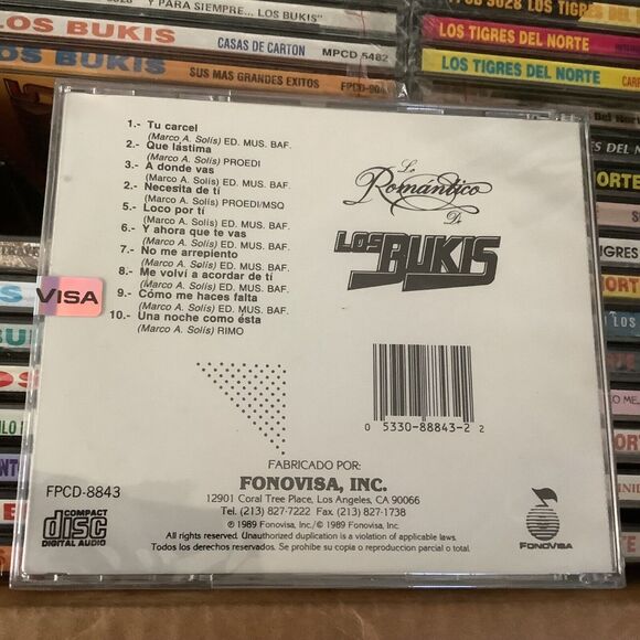 LOS BUKIS LO ROMANTICO DE ULTRA RARE NEW SEALED - Picture 2 of 2